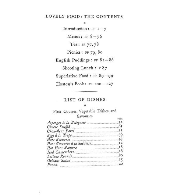 Traditional "Lovely Food: A Cookery Notebook" 1931 Lowinsky, Ruth For Sale - Image 3 of 10