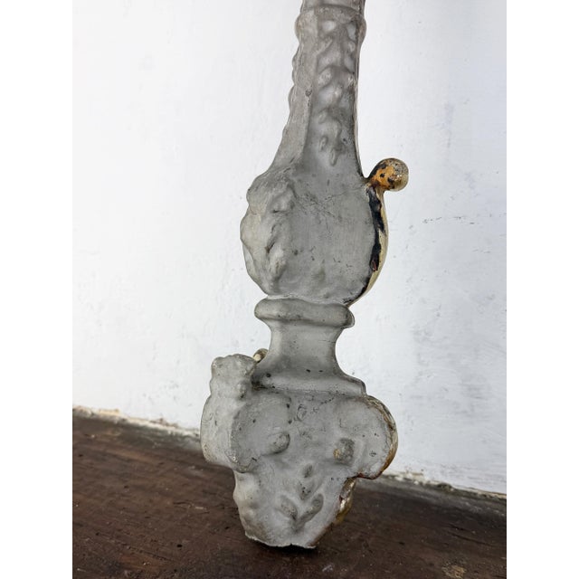 Wood Antique Architecture Wood Altar Fragment For Sale - Image 7 of 14