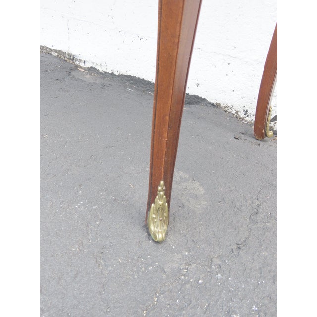 French Long Narrow Console Entry Library Table 6579 For Sale - Image 11 of 16