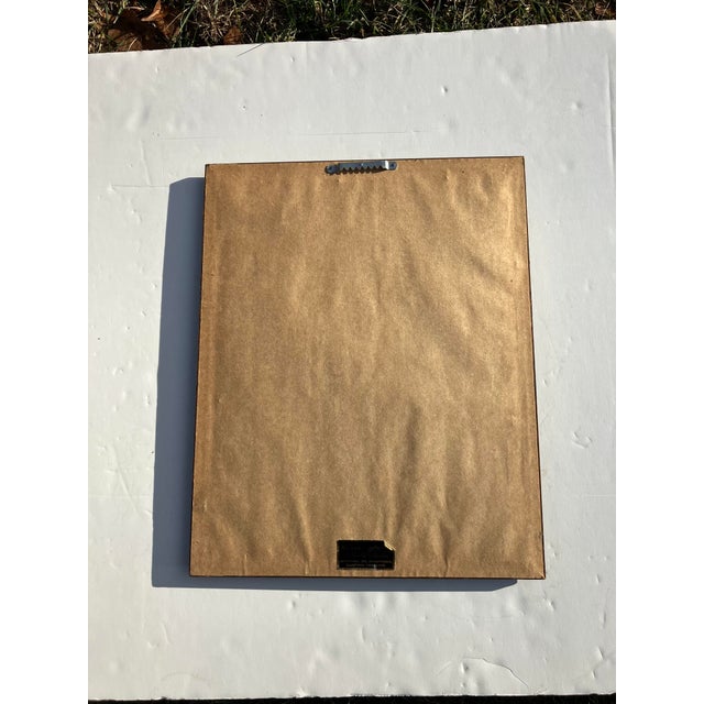 This original etching “Bus Stop” is number 13 of an edition of 75 Signed Pierre De Bernay ( Jean Pierre DeBernay 1943- )...