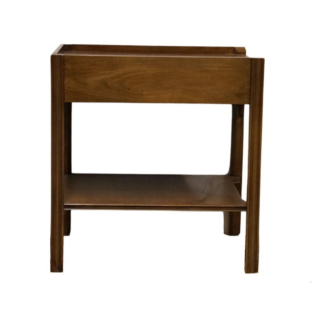 Hickory Chair American Masterpiece Collection Solid Mahogany Traditional 20" Accent End Table For Sale - Image 9 of 10