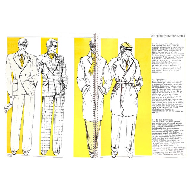 Paper Sir Men's International Fashion Journal 1980 No. 2 For Sale - Image 7 of 15