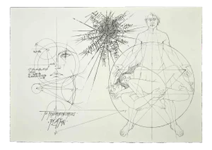 Pierre Yves Tremois, Harmonies, Platonism, Etching, 1955