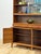 Vintage Hutch by Paine Furniture MCM China Cabinet, Parquet Doors, Glass Sliding For Sale - Image 12 of 18