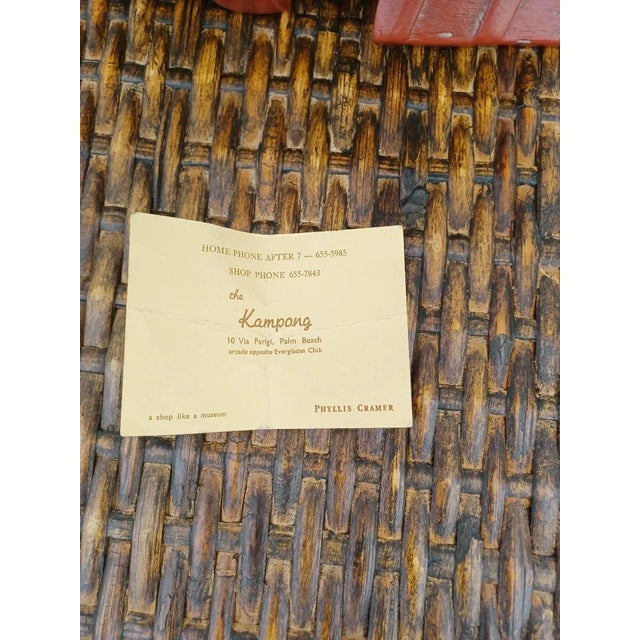 Early 20th Century Burmese Wooden Red Lacquer Frog Box For Sale - Image 4 of 6