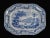 19th Century Blue and White Plate from Staffordshire For Sale - Image 6 of 6