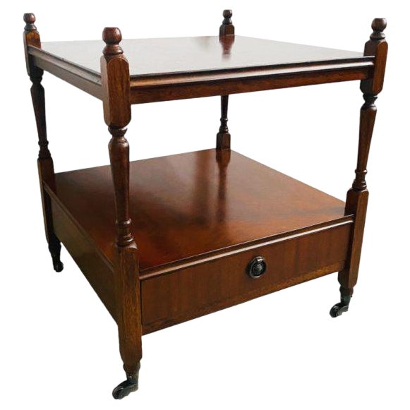 Vintage English Country Style Game Table For Sale