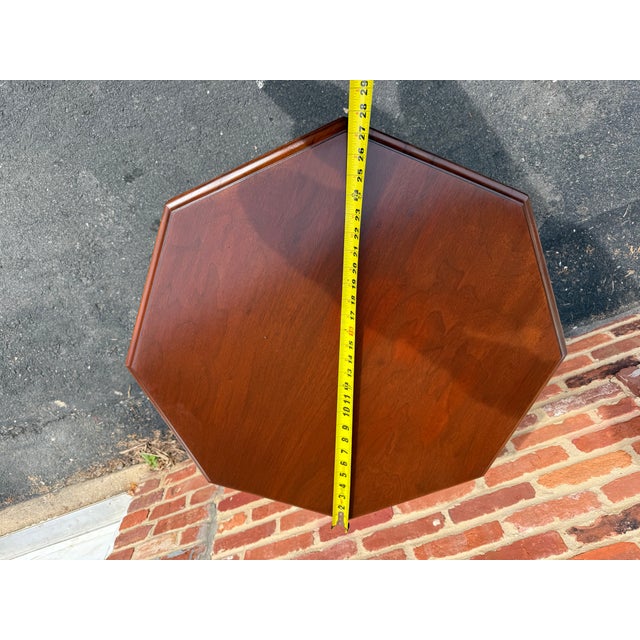 Vintage Renaissance Style Octagonal Side Table For Sale - Image 13 of 17