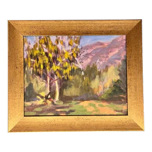 Fred Hurd Original California Plein Air Oil on Canvas Sierra Madre 2002