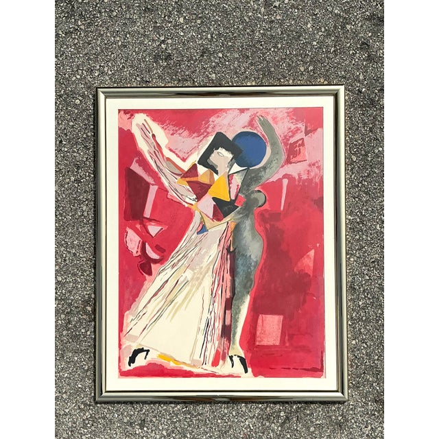 Late 20th Century Vintage Metropolitan Opera “La Traviata” Lithograph For Sale - Image 5 of 12