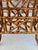 Brown Vintage Faux Bamboo Rattan Side Table With Grasscloth Top For Sale - Image 8 of 12