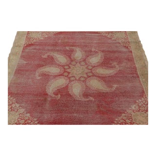 Vintage Turkish Distressed Anatolian Rug With Paisley Medallion - Rug & Kilim For Sale