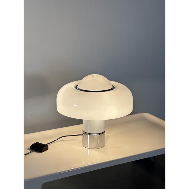 Guzzini Brumbury Table Lamp by Luigi Massoni for Guzzini, 1970s For Sale - Image 4 of 18