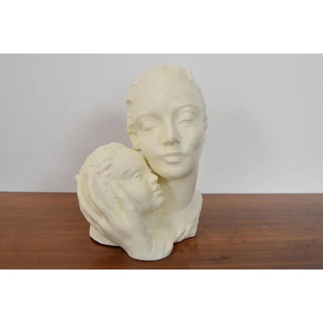 Art Deco Ceramic Bust, 1938 For Sale - Image 10 of 13