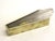 Metal French Art Deco Sconce with Brass Fixture and Glass Shade, 1930s For Sale - Image 7 of 10