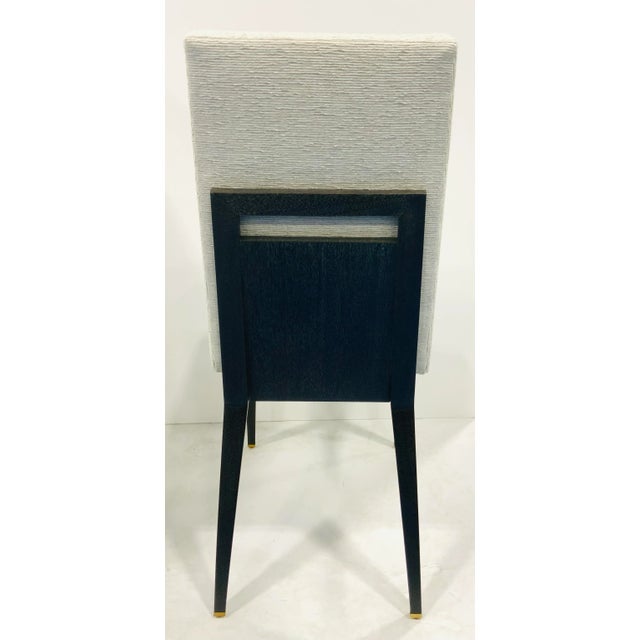 Thomas Pheasant for Baker Furniture Modern Wedge Dining Chairs - Set of 5 For Sale In Atlanta - Image 6 of 9