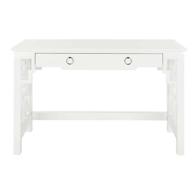 and delightful, this contemporary lacquer desk was inspired by priceless Asian antiques. Designed with a radiant glossy...