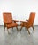 Stunning pair of original armchairs from the 1950s, designed by Mobilificio Valtorta (Lissone-Novara). An icon of mid-...