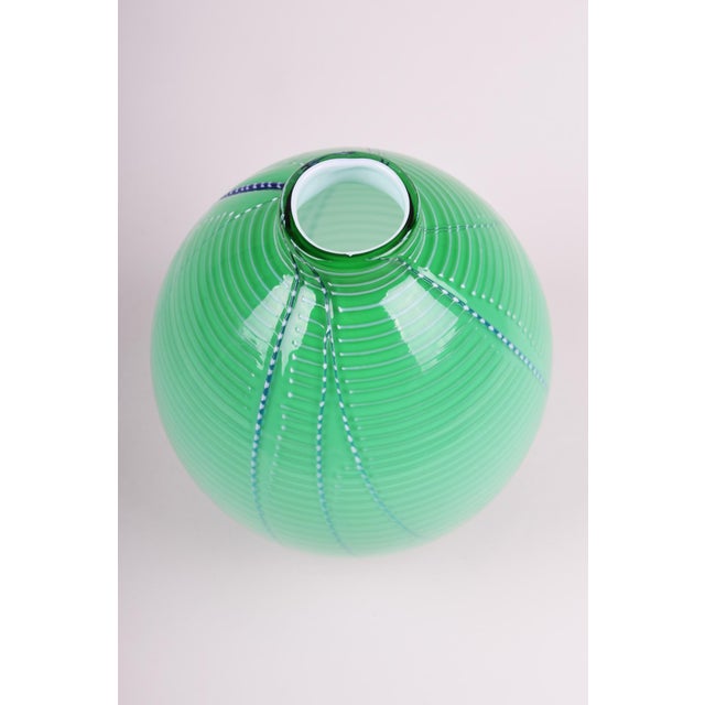 Mid-Century Vase in Glass, Czech, 1960s For Sale - Image 6 of 7
