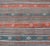 Textile Colorful Vintage Turkish Embroidered Kilim With Stripes and Geometric Motifs 5'5 X 10'4 For Sale - Image 7 of 14