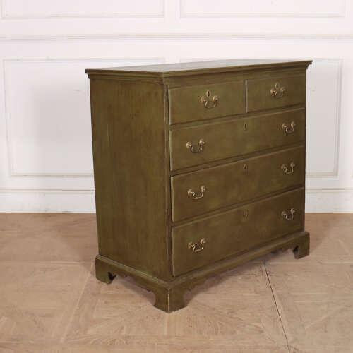 English Painted Chest of Drawers, 1810s For Sale - Image 9 of 11
