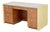 Art Deco Style Walnut Kneehole Desk For Sale