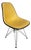 Vintage Yellow Vinyl-Covered Fiberglass Chair by Charles and Ray Eames for Herman Miller, 1950s For Sale