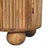 Wood Oak-Tone Mango Wood Bedside Table With Ball Feet For Sale - Image 7 of 8