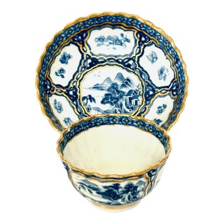 Antique Chinese Cup and Saucer For Sale