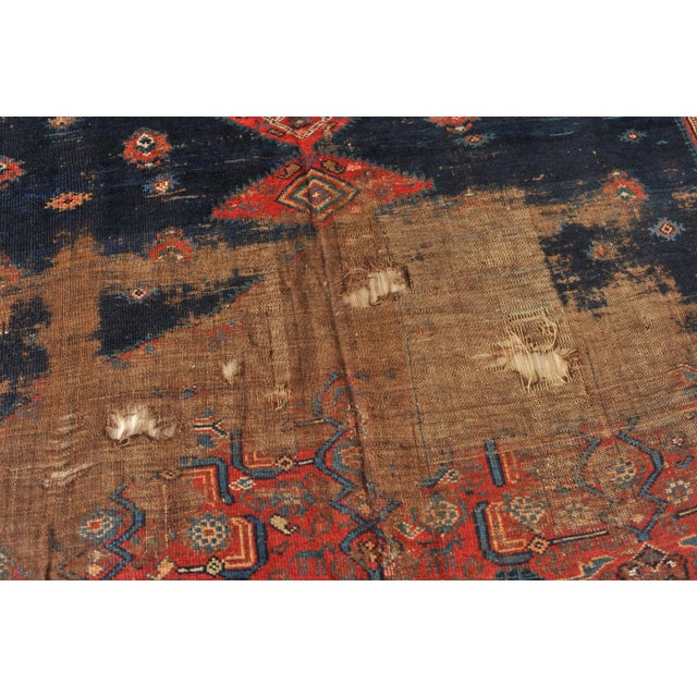 Name: Kelleh Size: 7.2 x 17.4 Age: Antique Pile: Low with beautiful and Genuine Patina with some ancient repairs About:...