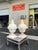 Neoclassical Vintage Neoclassical Cast Concrete Garden Finials With Floral Garlands - A Pair -2 For Sale - Image 3 of 6