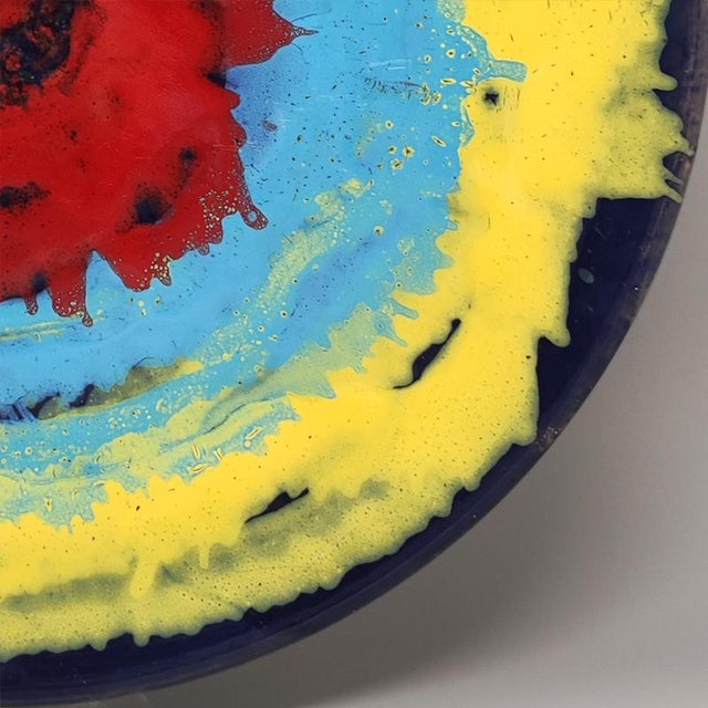 Ceramic Italian Decorative Plated or Centerpiece by Frumento Spotorno, 1970s For Sale - Image 7 of 11