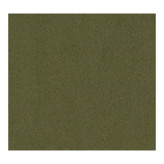 Phillip Jeffries Suede Lounge Collection - Lush Olive Wallpaper For Sale