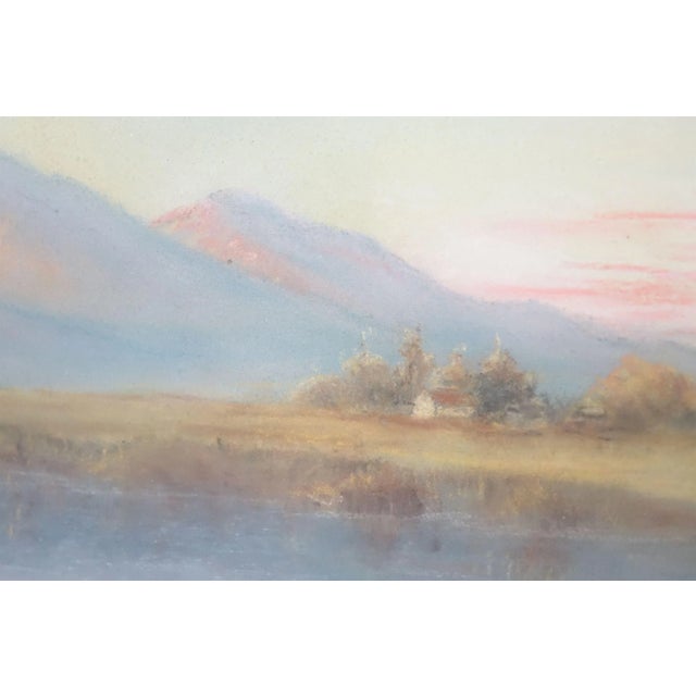 Beautiful, Original Chalk Pastel Artwork on Paper. Artist Unknown