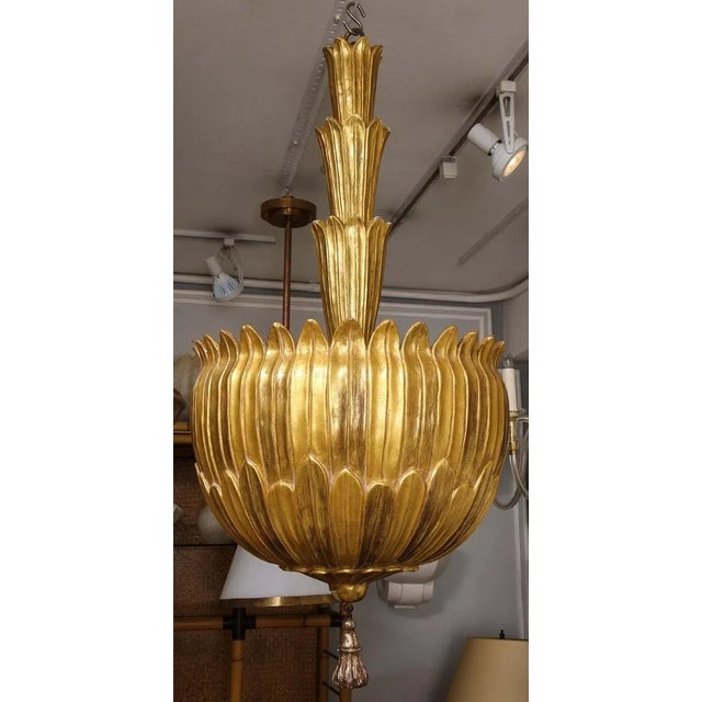 Bespoke Giltwood Hand-Carved Fixture For Sale - Image 12 of 12