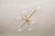 Metal Ceiling Lamp in Brass and Murano Glass in the style of Angelo Lelli for Arredoluce For Sale - Image 7 of 10