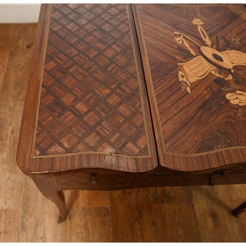 French Louis XVI Kingwood Desk For Sale - Image 6 of 12