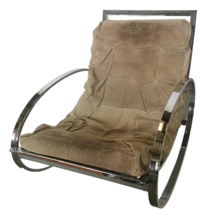 Ellipse Rocking Armchair by Renato Zevi, 1970