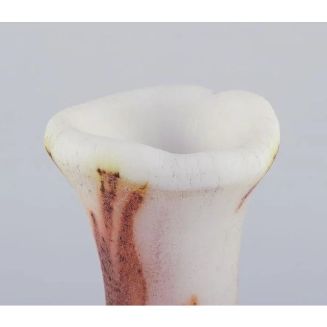 Tall Narrow-Necked Murano Glass Vase from Cenedese, 1960s For Sale - Image 9 of 10