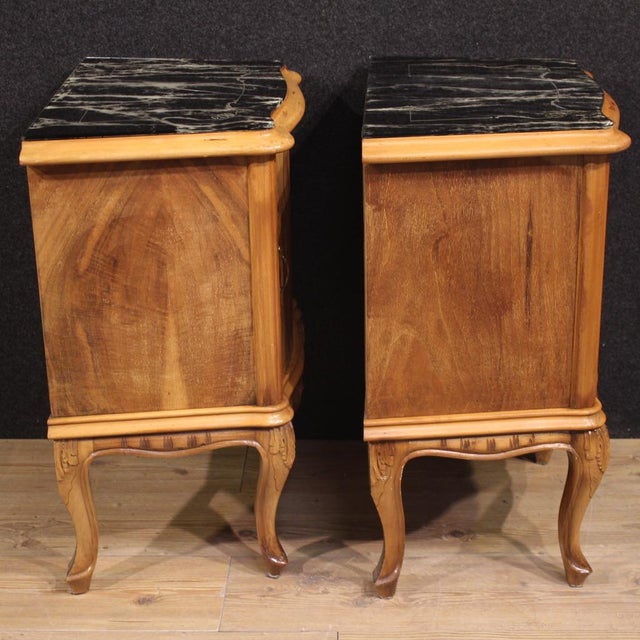 Vintage Italian Bedside Tables, 1950, Set of 2 For Sale - Image 13 of 14