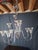 Chandelier in Chrome Metal and Thick Glass, 1960s For Sale - Image 9 of 9
