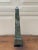 Brown Neoclassical Solid Marble Black, Brown and Gray Obelisk For Sale - Image 8 of 10