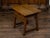 English Georgian Period Low Oak Side Table with Single Drawer and Carved Apron For Sale - Image 11 of 12