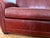 1990s Vintage Ralph Lauren Style Distressed Art Deco Leather Sofa For Sale - Image 5 of 17