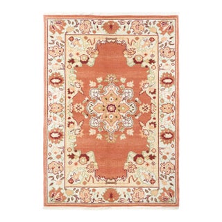 Turkish Oushak Rug 4'0" X 6'0" For Sale