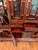 Asymmetrical Multi-Tiered Curio Cabinet / Display Hutch: For Sale - Image 4 of 9