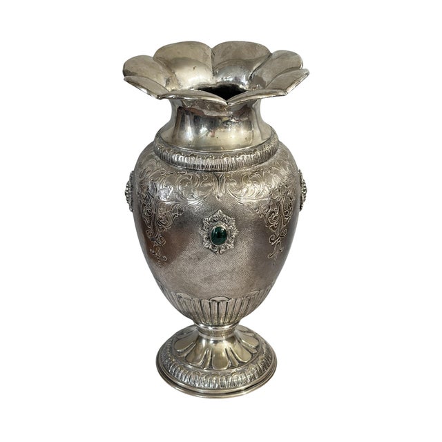 Italian Renaissance Revival or Baroque-Inspired Baluster / Amphora Shape 800/Silver For Sale In New York - Image 6 of 9
