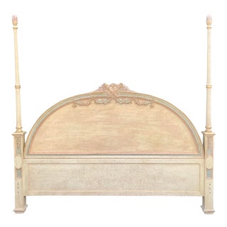 Vintage Cannell & Chaffin Louis XVI Style King Headboard For Sale