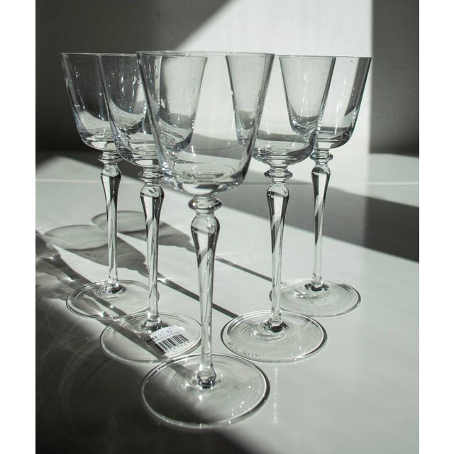 Murano Crystal Glasses by Carlo Moretti, Set of 12 For Sale - Image 7 of 12