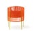 Orange Rose Caribe Dining Chair by Sebastian Herkner For Sale - Image 6 of 11